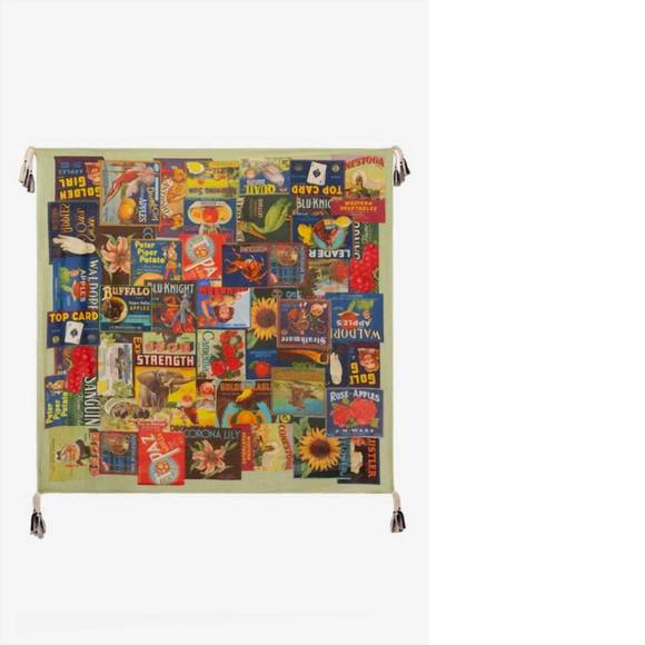 Nwt johnny was crate scarf in multi - Picture 2 of 2